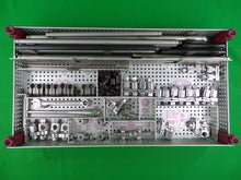 Carregar imagem no visualizador da galeria, Synthes Large External Fixator Set: Schanz Screws, Carbon Fiber Rods and Clamps.