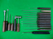 Carregar imagem no visualizador da galeria, Lot of Koros Neuro Spine Curette surgical set and Bone Instruments