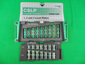 Synthes CSLP Cervical Spine Locking Plate Set Instruments srews & 1,2,3,4 level plates