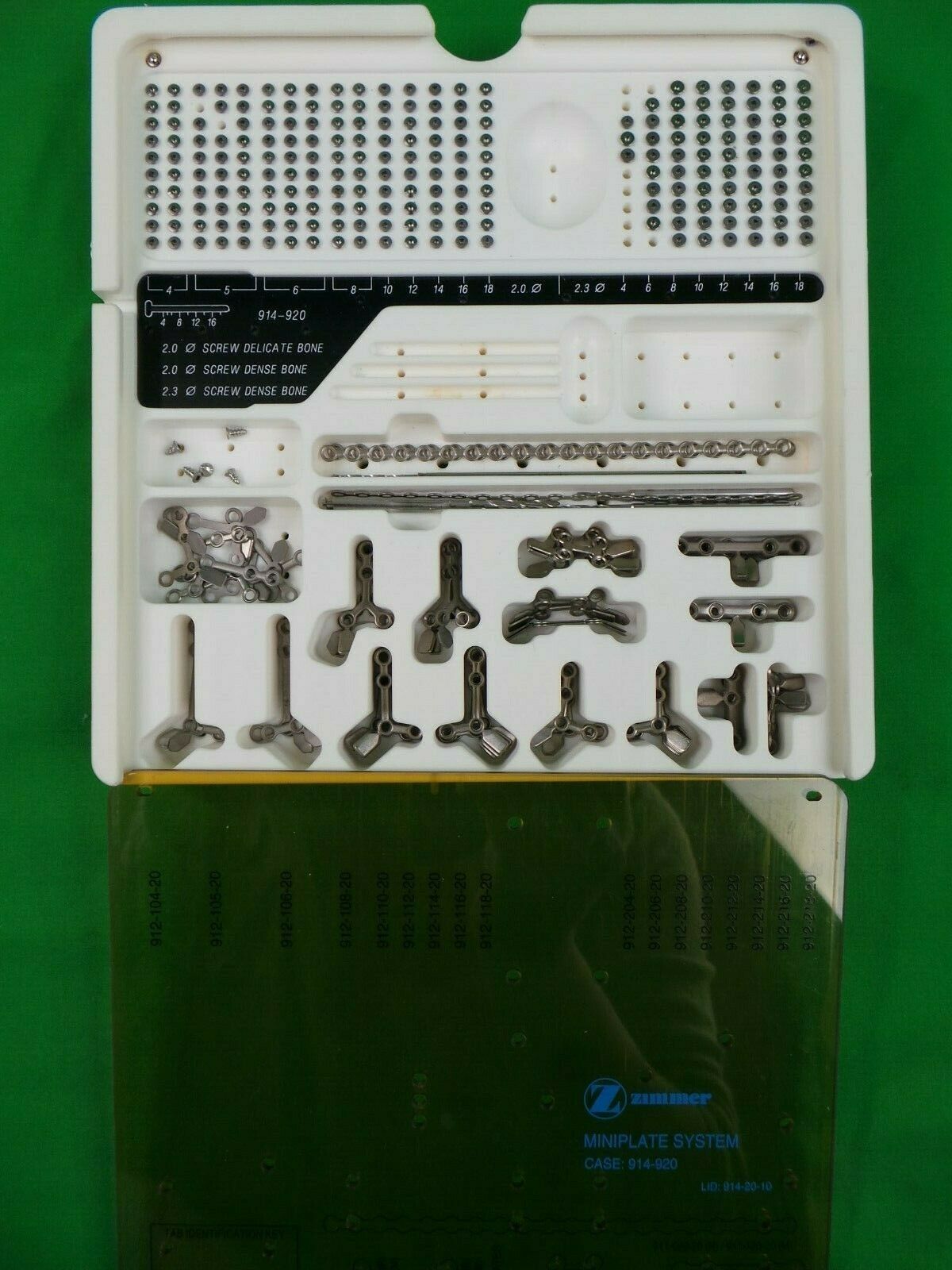 ZIMMER Biomet Mandibular Plate Systems dental osteosynthesis maxillofa
