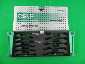 Synthes CSLP Cervical Spine Locking Plate Set Instruments srews & 1,2,3,4 level plates